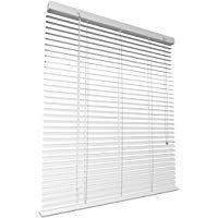 Levivo Persiana de Aluminio, Metal, Blanco, 90 x 130 cm