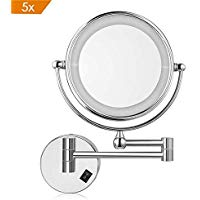 amzdeal Espejo de Aumento de Pared, Espejo tocador,