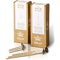 The Greatest Candle In The World Set de Mechas Tealight para Eco Velas, Algod&oacute;n, Blanco, 4.5 x 3 x 12.5 cm, 50 Unidades