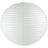 Blanco-Farol esf&eacute;rico de papel 60 cm de di&aacute;metro-Esfera