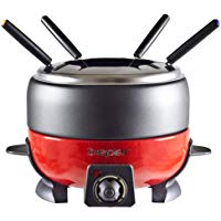 Beper Fondue e bourgignon 90.387, Rojo y Negro