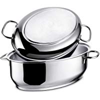 Berndes 087592 - Olla Ovalada con Tapa (Acero Inoxidable, 34 x 24 cm)