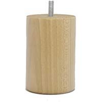 La fabrique de Patas am20170093&nbsp;Juego de 4&nbsp;pies de Cama Cilindros Madera Barnizado Claro 10&nbsp;x 7&nbsp;x 7&nbsp;cm