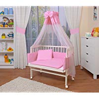WALDIN Cuna colecho para beb&eacute; con equipamiento completo, natural sin tratamiento, 14 modelos a elegir