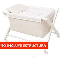 Vestidura Minicuna Tijeras mibebestore Blanco/Beige (No Incluye Estructura)