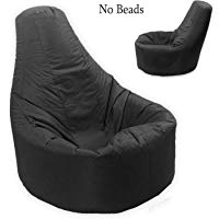 Puf grande para gamers y adultos, para actividades al aire libre, juegos en el jard&iacute;n, funda de puf sin bolitas (relleno)