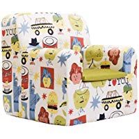 Sillon bebe sillita para reci&eacute;n nacidos desenfundable lavable resistente c&oacute;modo decoracion muebles ni&ntilde;os Fabricado en Espa&ntilde;a Varios Dibujos Estampados Tama&ntilde;o &uacute;nico Edad 0 a 4 a&ntilde;os