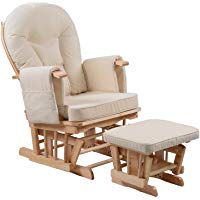 Silla de maternidad Serenity Nursing Glider con reposapi&eacute;s&hellip; (Natural)