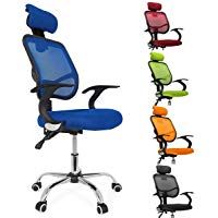 femor Sillas de Ordenador Sillas de Escritorio Sillas Giratorio con 360 Grados Altura Ajustable Capacidad de Carga hasta 130 kg Dise&ntilde;o Ergon&oacute;mico con Ruedas Fuertes Tela de Malla