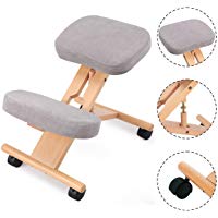 Costway - Taburete ortop&eacute;dico ergon&oacute;mico de Madera para Rodillas
