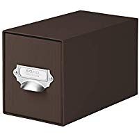 R&ouml;ssler 1327452870 - Estanter&iacute;a combinada para CDs y DVDs, color mar&oacute;n, 1 unidad