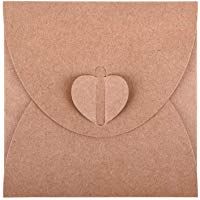 ewtshop&reg; 50&nbsp;x CD de Fundas Co, Sobres, Regalo del Paquete, Foto de Almacenamiento de Papel de estraza tambi&eacute;n para Scrapbooking