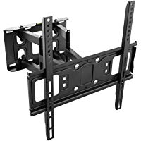 RICOO Soporte de Pared para TV S5244 Mueble para televisores Brazo Colgante Soportes Inclinable y Giratorio 3D OLED LED LCD Plasma 4K Curvo VESA 400x400 Universal para televisor Negro