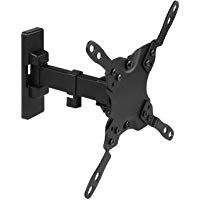 TooQ LP2042TNL-B - Soporte inclinable y giratorio de pared para monitor/TV/LED de 13" a 42", distancia a la pared 60mm hasta 190mm, inclinaci&oacute;n hasta -12&ordm;, Negro