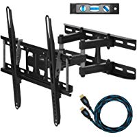 Cheetah Mounts APDAM3B Soporte De Pared para Televisores y Pantallas de 20&rdquo; - 65"; Max VESA 400 x 400 y Peso M&aacute;ximo kg 52; Cable HDMI de 3 metros y Nivel Magn&eacute;tico con 3 Burbujas de cm 15