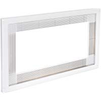 Emuca 8934715 Marco para encastrar microondas en mueble de 60cm en pl&aacute;stico blanco