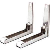 507251 soporte para microondas cocina bandeja de horno &aacute;ngulo soporte marco de acero inoxidable