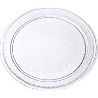Europart para plato de microondas giratorio Universal plato con dise&ntilde;o plano para, 245 mm