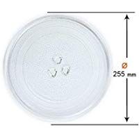 Recamania Plato Giratorio microondas Balay Daewoo diametro 255 mm 3WG2421 4WG214A 3WG19X 3WH2126E
