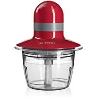 Bosch MMR08R2 - Picadora, capacidad de 0.8 l. 400 W, color rojo