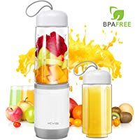 KYG Licuadora Port&aacute;til con 4 Cuchillas Mini Batidora de Vaso para Smoothies Zumos de Fruta Verdura Vaso 350ml sin BPA