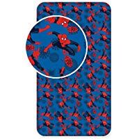 Jerry Fabrics S&aacute;banas Ajustables para Ni&ntilde;os, Algod&oacute;n, Azul (Dark Blue), 200x90x25 cm