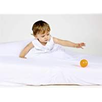 S&aacute;bana de seguridad para beb&eacute;s,cama 90x190 cm. Blanca. 100% Algod&oacute;n.