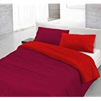Datex Funda n&ograve;rdica Rojo/Burdeos 1 Plaza (150 x 200 cm + 52 x 82 cm)