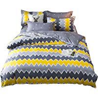 ED-Lumos Juego de Ropa de Cama 4 Piezas Poli&eacute;ster Multicoclor para Dorimitorio