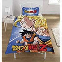 Dragon Ball Z - Juego de Funda n&oacute;rdica y Funda de Almohada (polialgod&oacute;n), dise&ntilde;o de Dragon Ball Z