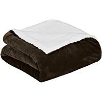 AmazonBasics &ndash; Manta de tela sherpa y microvis&oacute;n