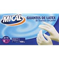 Guantes mical latex ext.t/p. 100 u