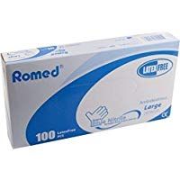 romed&nbsp;&ndash;&nbsp;Guantes desechables (nitrilo, sin polvo Guantes desechables (Medium), 100&nbsp;unidades)