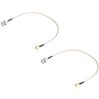 Cable coaxial, Akozon 2Pcs 50&Omega; 30cm SMA macho a BNC cable coaxial macho RG316 coaxial para adaptador de antena de extensi&oacute;n