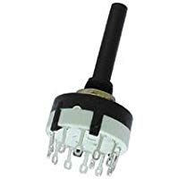 Perel 139754 - Interruptor giratorio (4 polos, 3 posiciones)