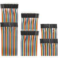 RUNCCI 120Pcs Dupont Wire 40pin Macho a Macho, 40pin Macho a Hembra, 40pin Hembra a Hembra para Arduino/DIY / Frambuesa pi/Robot