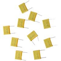 Ogquaton 10 Unids AC 275V 1uF Polipropileno Condensadores de Seguridad de Pel&iacute;cula