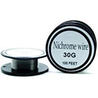 Nichrome wire36g 34g 32g 30g 28g 27g 26g 24g 22g 20g Calibre 100 FT 0,2 mm Resistencia AWG Resistencia (30Gauge/100Feet)