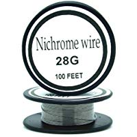 Nichrome wire36g 34g 32g 30g 28g 27g 26g 24g 22g 20g Calibre 100 FT 0,2 mm Resistencia AWG Resistencia (28Gauge/100Feet)