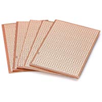 5pcs Universal Bakelite Circuit Board DIY Prototype PCB Prototyping Track Plate