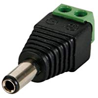 Audio Connectors 160667&nbsp;DC de, 5.5&nbsp;mm x 2.5&nbsp;mm macho a conector de rosca (5&nbsp;unidades)