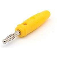 Vs Electronic 411004&nbsp;Conectores de banana, 4&nbsp;mm, amarillo