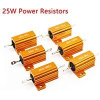 Placa de oro de aluminio, resistencia, potencia bobinada, chapada en resistencia, para la alimentaci&oacute;n, inversores, ascensores, 10-50 W, 25W 2.2 Ohm