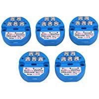 BQLZR azul pl&aacute;stico Metal PT100&nbsp;sensor de temperatura transmisor DC24&nbsp;V 0&nbsp;&ndash;&nbsp;150&nbsp;grado de salida 0&nbsp;&ndash;&nbsp;10&nbsp;V, 5&nbsp;unidades
