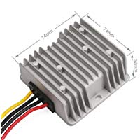 Bobury 36V 48V a 12V 25A 300W Voltaje Reductor DC reducen el convertidor 30-60V 25A a 12V DC Buck convertidor