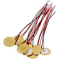 Liaobeiotry Piezoelectric Piezo - Juego de 10 obleas de cer&aacute;mica (15 mm de di&aacute;metro)