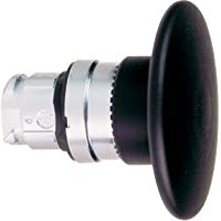 Schneider elec pic - mss 40 08 - Cabeza pulsador seta di&aacute;metro 22 60mm negro embellecedor met&aacute;lico