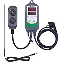 Inkbird ITC-308S Termostato Digital hay Double Rel&eacute;s Controlador la Temperatura de Refrigerador y Calentador para Acuarios, Cerveza Artesanal y Reptile Terrarios + 11.8" Sonda Desmontable