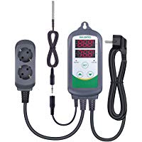 Inkbird ITC-308S Termostato Digital hay Double Rel&eacute;s Controlador la Temperatura de Refrigerador y Calentador para Acuarios, Cerveza Artesanal y Reptile Terrarios + 1.97" Sonda Desmontable