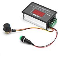 CC 30A 6-60V 12V, 24V, 36V, 48V Controlador de Velocidad de Motor (PWM) Ajustable con Interruptor de Inicio y Parada